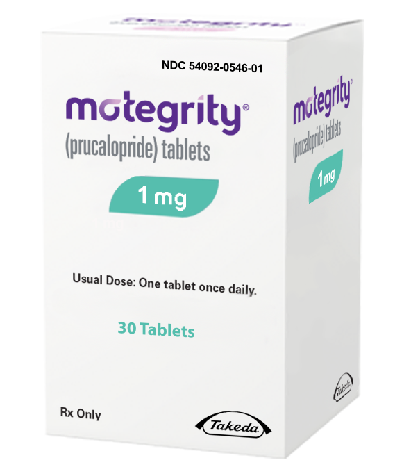 MOTEGRITY 1MG 30CT US Tablets for oral use. 1 mg prucalopride.